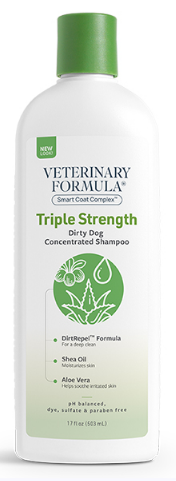 Шампунь Veterinary Formula SCC Triple Strength ВЕТЕРИНАРНАЯ ФОРМУЛА ТРОЙНАЯ СИЛА, грязеотталкивающая для собак и кошек