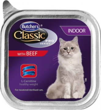Butcher`s Cat Pro Indoor with Beef