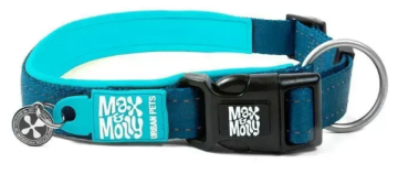 Ошейник для собак Max & Molly Smart ID Collar Matrix Blue голубого цвета