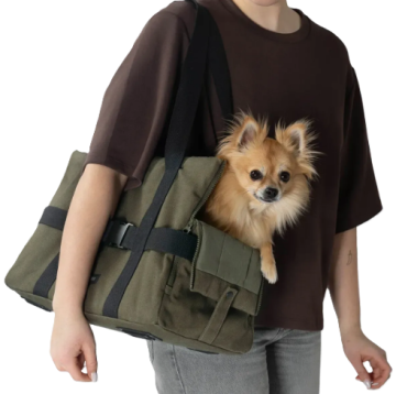 Сумка-переноска для собак Cloud7 Carrier Turin Оливковий