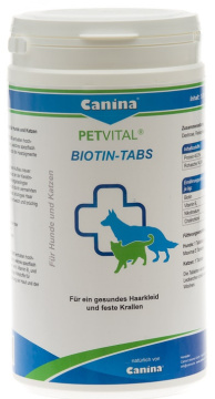 Canina Petvital Biotin Tabs Добавка для шерсти