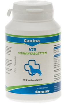 Canina V25 Vitamintabletten Поливитаминный комлекс для собак