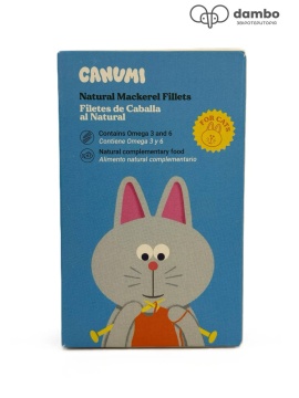 Canumi Влажный корм для котиков из натурального филе скумбрии
