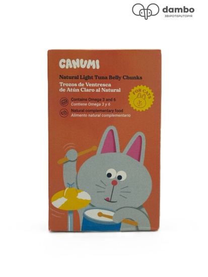 Canumi Влажный корм для котиков из натурального светлого тунца