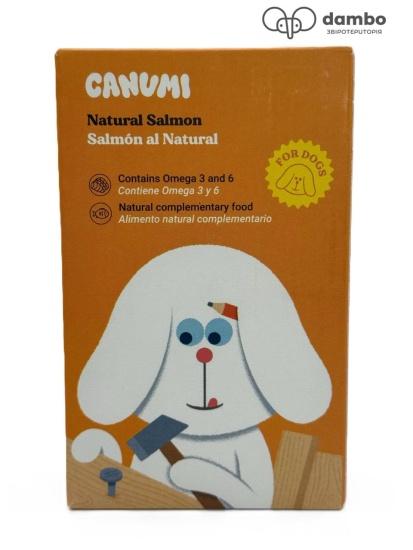 Canumi Вологий корм для песиків з натурального лосося