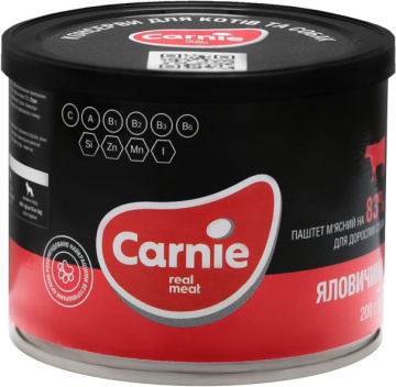 Carnie паштет мясний з яловичиною для дорослих собак