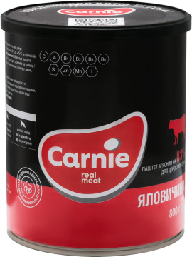 Carnie паштет мясний з яловичини  для дорослих собак