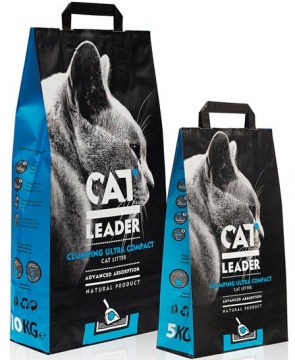 Cat Leader Ультра-комкующийся наполнитель без аромата