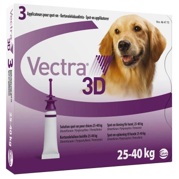 Ceva VECTRA 3D (Вектра 3D) краплі на холку для собак від 25 до 40 кг (від зовнішніх паразитів)