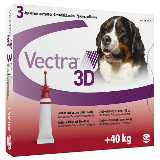 Ceva VECTRA 3D (Вектра 3D) капли на холке для собак от 40 до 65 кг (от внешних паразитов)