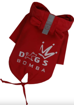 Дождевик парка DogsBomba красный