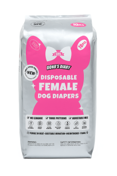 Подгузники для сук Dono’s Diary Disposable Female Dog Diapers