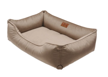 Лежак Harley and Cho Dreamer Velour Beige для собак и кошек