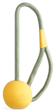Іграшка м'ячик на мотузці для собак Beco Pets Slinger Ball Жовтий