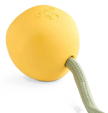 Іграшка м'ячик на мотузці для собак Beco Pets Slinger Ball Жовтий