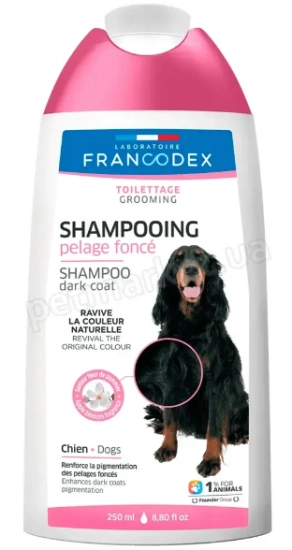 Шампунь Francodex Dark Coat  для собак с темной шерстью 