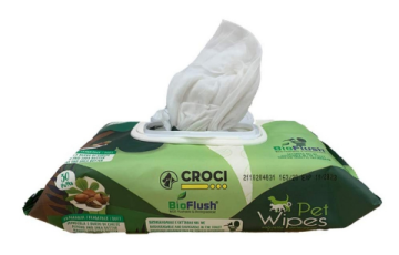 Гігієнічні вологі серветки ECO TALC/FLOWERS CROCI тальк і білі квіти