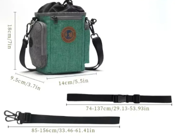 Сумка для лакомства собак Voyager Pet VXB2304 Green 