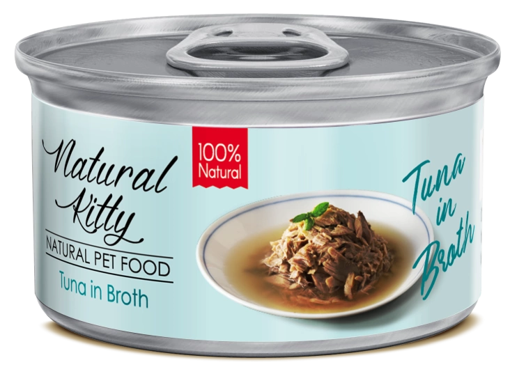 Natural Kitty Broth Series Tuna in Broth Влажный корм для кошек Тунец