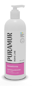 Шампунь PURAMUR Hypoallergenic для сухой и чувствительной кожи