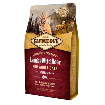 Carnilove Cat Lamb & Wild Boar Sterilised