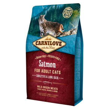 Carnilove Cat Salmon Sensitive & Long Hair