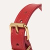 Шкіряний нашийник BranniPets - Nara studded red collar