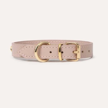 Кожаный ошейник BranniPets - Nara Toy studded peach collar