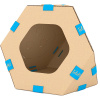 Collar TelePet модульний картонний будинок для котів