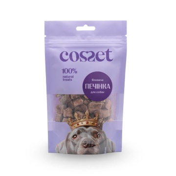 Ліофілізована яловича печінка Cosset для собак