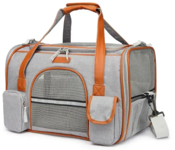 Сумка для переноски собак и кошек Bestopet Soft Sided Pet Carrier Bag Gray