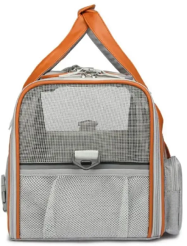 Сумка для переноски собак и кошек Bestopet Soft Sided Pet Carrier Bag Gray