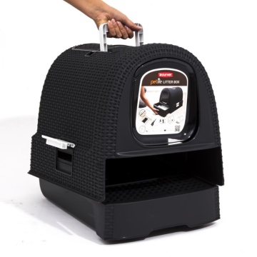 Curver Petlife Litter Box Black