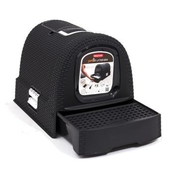 Curver Petlife Litter Box Black