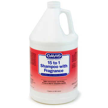 Davis 15 to 1 Fresh Fragrance шампунь с ароматом свежести для собак и кошек, концентрат