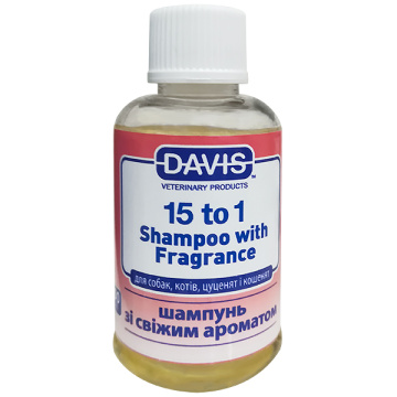 Davis 15 to 1 Fresh Fragrance шампунь с ароматом свежести для собак и кошек, концентрат