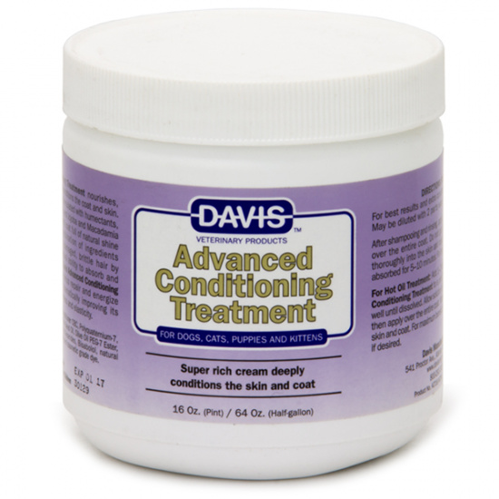 Davis Advanced Conditioning Treatment Кондиціонер для собак, котів, з маслом макадамії, жожоба, оливковим