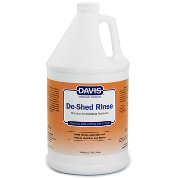 Davis De-Shed Rinse Девіс Полегшення Линьки ополіскувач для собак та котів, концентрат
