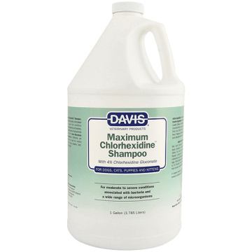 Davis Maximum Chlorhexidine Shampoo Девіс Максімум Хлоргексидин шампунь з 4% хлоргексидином для собак та котів із захворюваннями шкіри та шерсті