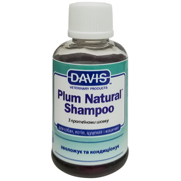 Davis Plum Natural Shampoo шампунь з протеїнами шовку для собак та котів, концентрат