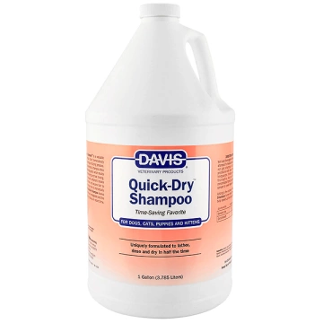 Davis Quick-Dry Shampoo Девіс Швидка Сушка шампунь для собак та котів, концентрат