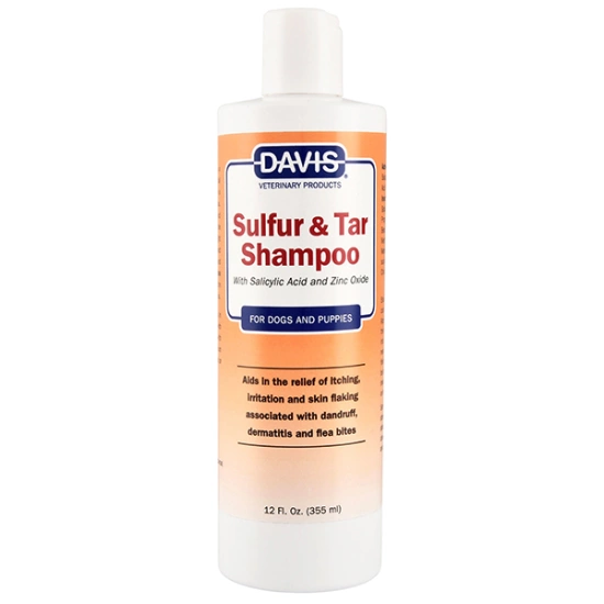 Davis Sulfur & Tar Shampoo Девіс Сульфур Tар шампунь з сіркою та дьогтем для собак