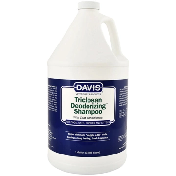 Davis Triclosan Deodorizing Shampoo Девіс Триклозан дезодорующий шампунь з триклозаном для собак та котів, концентрат