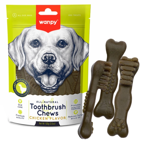 Wanpy Toothbrush Chews Chicken Вампи зубная щетка