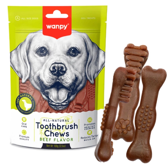 Wanpy Toothbrush Chews Beef Вампи зубная щетка