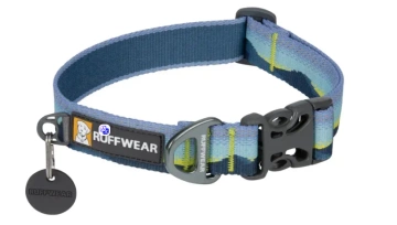 Светоотражающий ошейник для собаки Ruffwear Crag Бирюзово-голубой