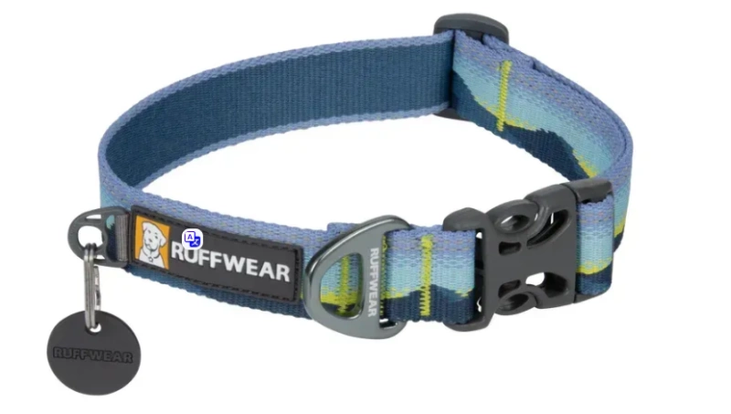 Светоотражающий ошейник для собаки Ruffwear Crag Бирюзово-голубой