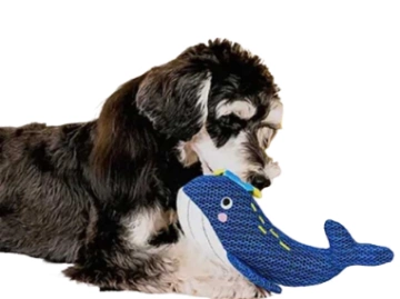 Мʼяка іграшка для собак HugSmart - Ocean Pals Whale