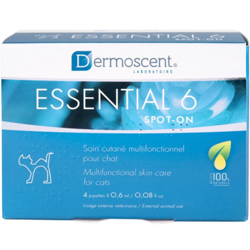 Dermoscent Essential 6 spot-on Капли на холку для ухода за кожей и шерстью кошек