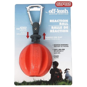 Dexas Off Leash Reaction Ball мяч с карабином